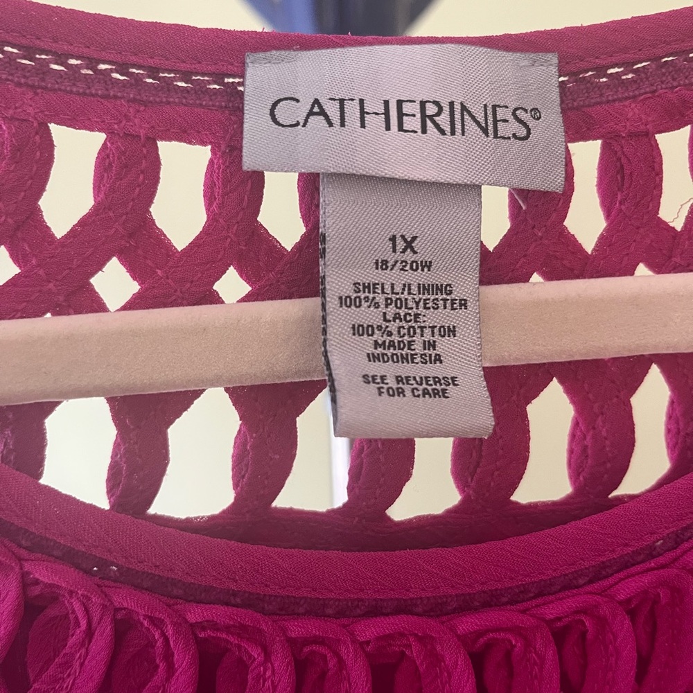 Catherines Fuchsia Blouse - image 3
